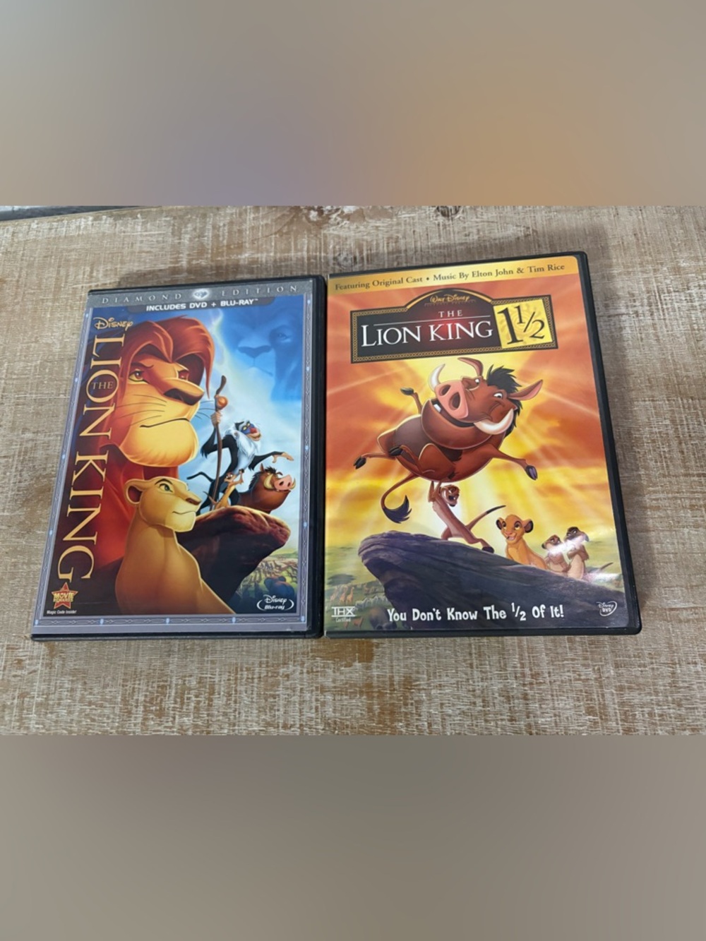 Disney The Lion King DVD & The Lion King 1½ Set - Yellow, Orange, Blue